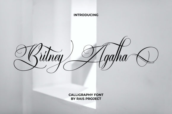 Britney Agatha: A Script Font That Elevates Your Craft