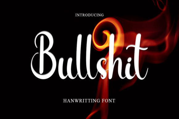 Bullshit: A Font for Crafters Who Want to Stand Out