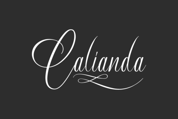 Calianda: A Script Font That Elevates Branding
