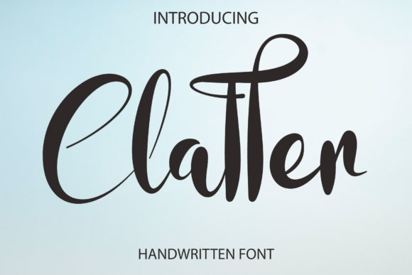 Clatter: A Script Font That Elevates Your Craft