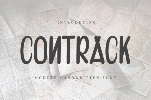 Contrack: A Handwritten Font That Feels Just Right