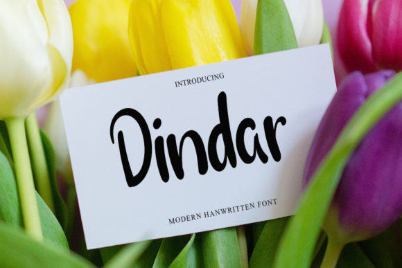 Dindar: A Font That Feels Like a Handwritten Note