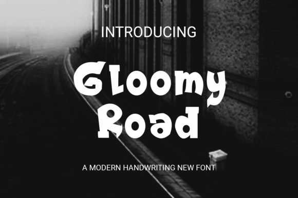 Gloomy Road: A Serif Font for Crafting with Character