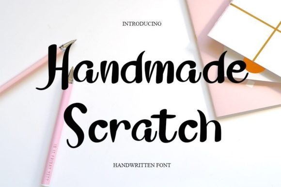 Handmade Scratch: A Font That Elevates Branding with Personality