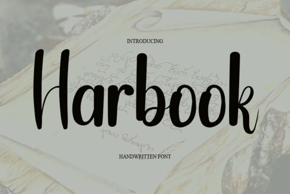 Harbook: A Handwritten Font for Modern Web Design