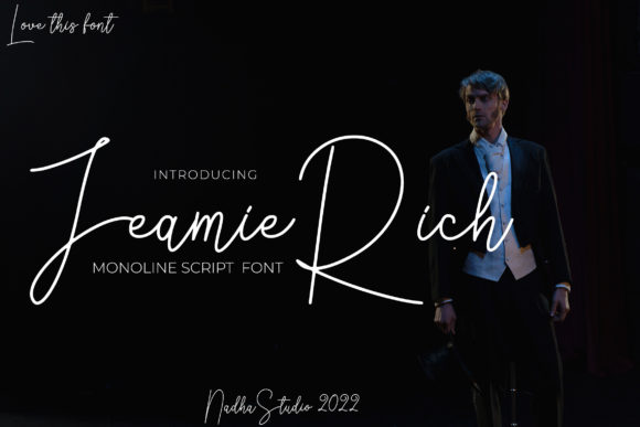 Jeamie Rich: A Script Font That Elevates Brand Design