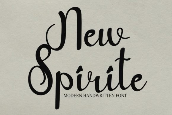 New Spirite: A Handwritten Font for Editorial Excellence