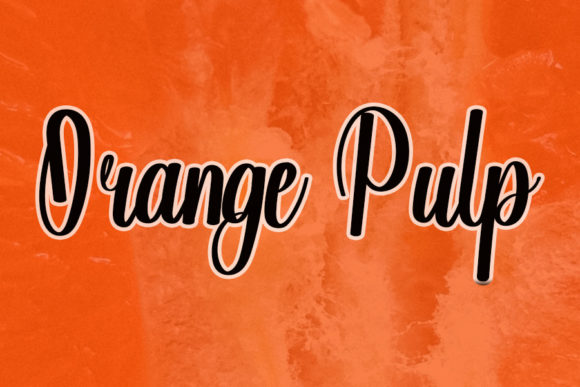 Orange Pulp: The Font That Elevates Your Brand