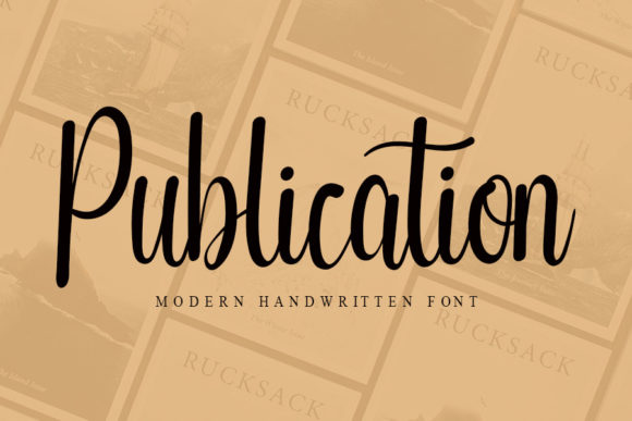 Publication: A Handwritten Font for Crafters and Product Creators