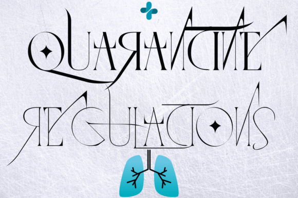 Quarantine Regulations: A Serif Font for Impactful Digital Design
