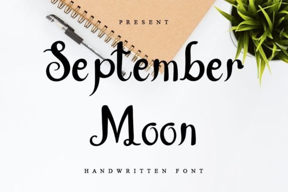 September Moon Font for Branding Projects