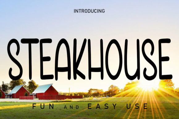 Steak House: A Font That Adds Personality to Branding