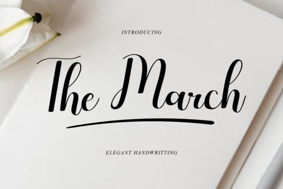 The March: A Versatile Script Font for Modern Web Design