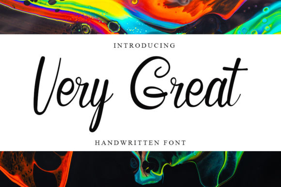 Very Great: A Versatile Script Font for Editorial Design