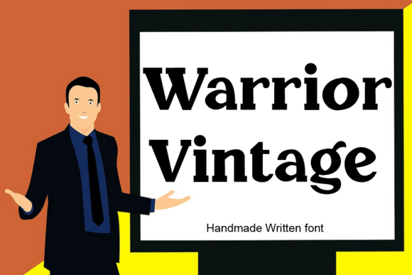 Warrior Vintage: A Serif Font for Impactful Digital Design