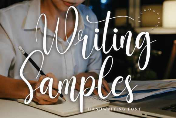 Writing Samples: A Handwritten Font for Modern Web Design